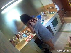 Part 2 sister getting out of the shower