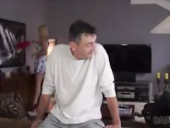 DADDY4K Dad and young girl enjoy anal sex near his sleeping son