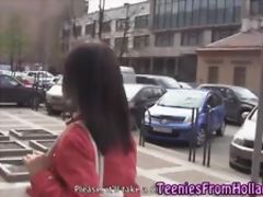 Braces teen cum sprayed