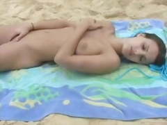 Andie Valentino solo on Hawaiian beach
